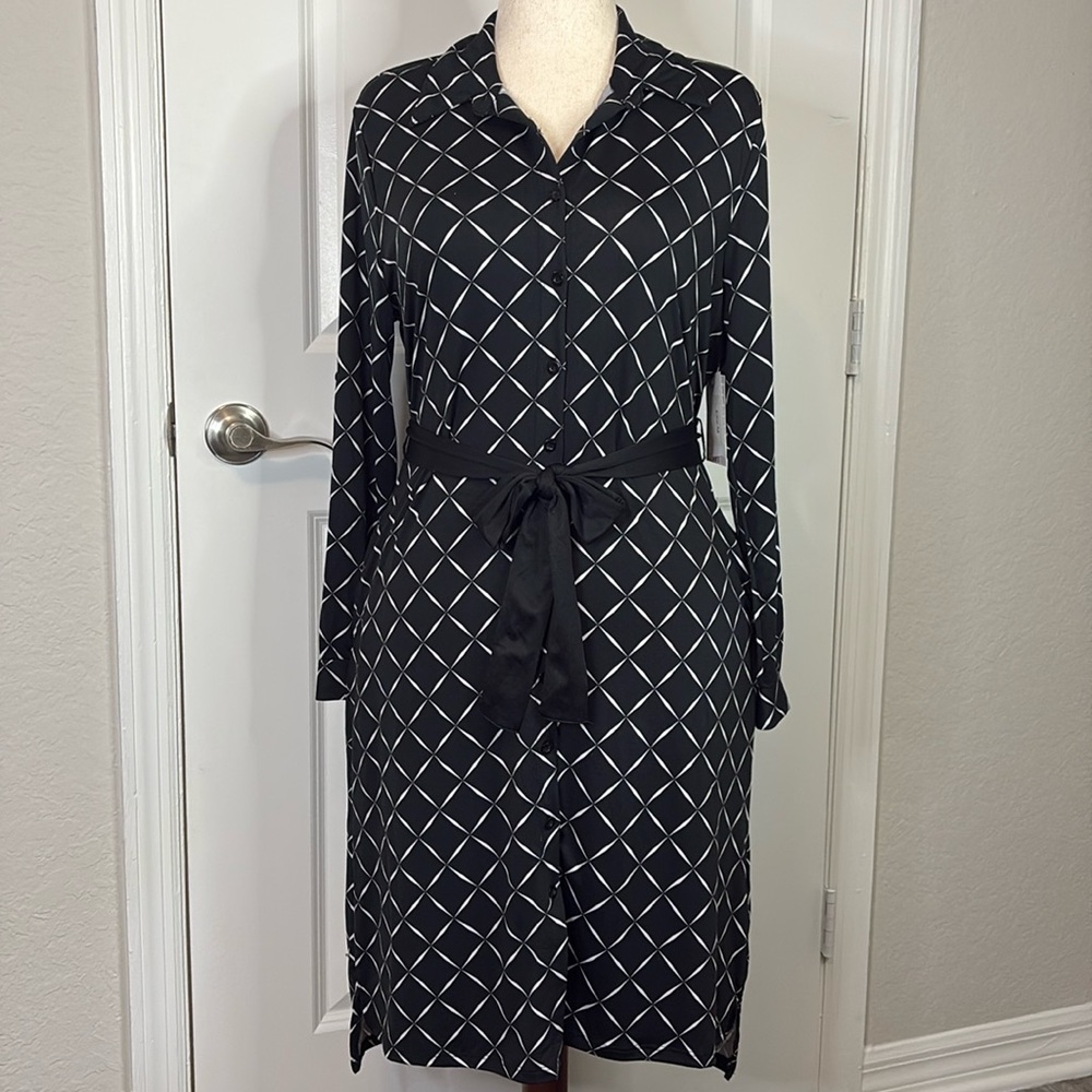 LuLaRoe Ellie Classic Shirt Dress 1917